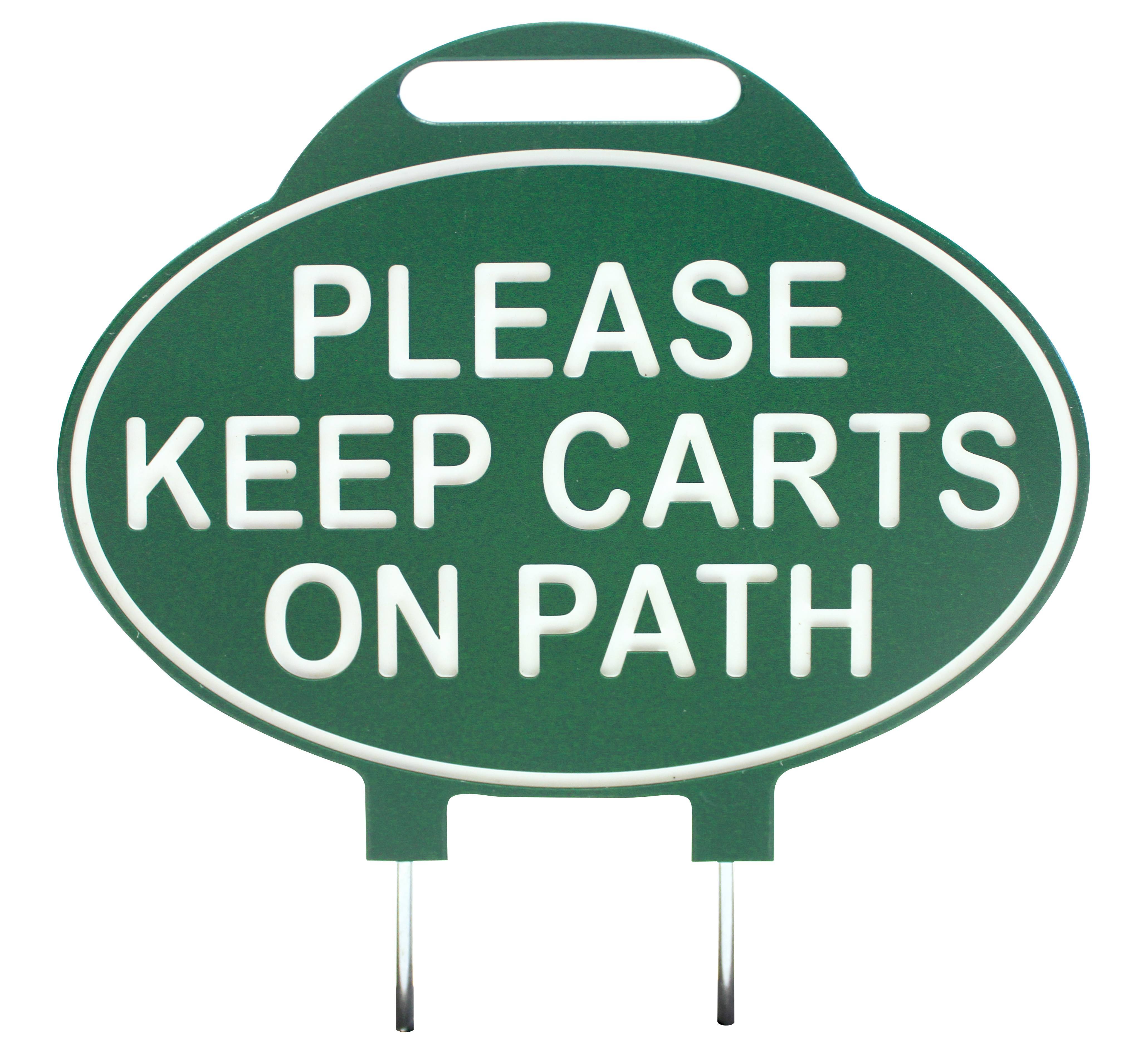 SIGN_CartPath | Grass Roots Turf Products