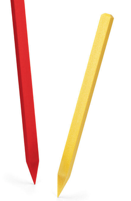 hazard marker pointed